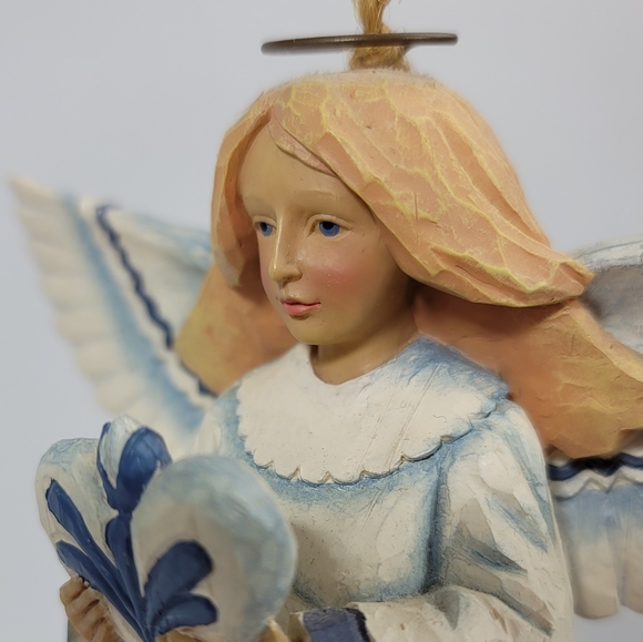 Jim Shore 114404 But The Plans Of The Lord Stand Firm Resin Angel Psalms 33:11 - Picture 3 of 13